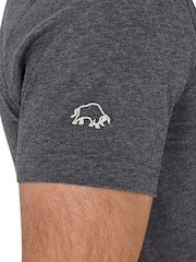 Raging Bull Grey Work Hard Ride Easy T-Shirt - Image 4 of 5