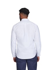 Raging Bull Long Sleeve Classic 100% Cotton Oxford White Shirt - Image 3 of 8