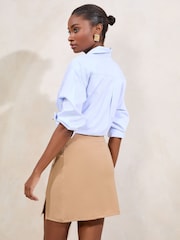 Lipsy Stone Split Side Mini Skirt - Image 3 of 4