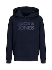 JACK & JONES JUNIOR Blue Hooded Sweat and Jogger Set - Image 2 of 3
