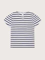 Monsoon Natural Ciao Bella Stripe T-Shirt - Image 2 of 3