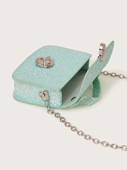Monsoon Green Glitter Mini Crossbody Bag - Image 3 of 4