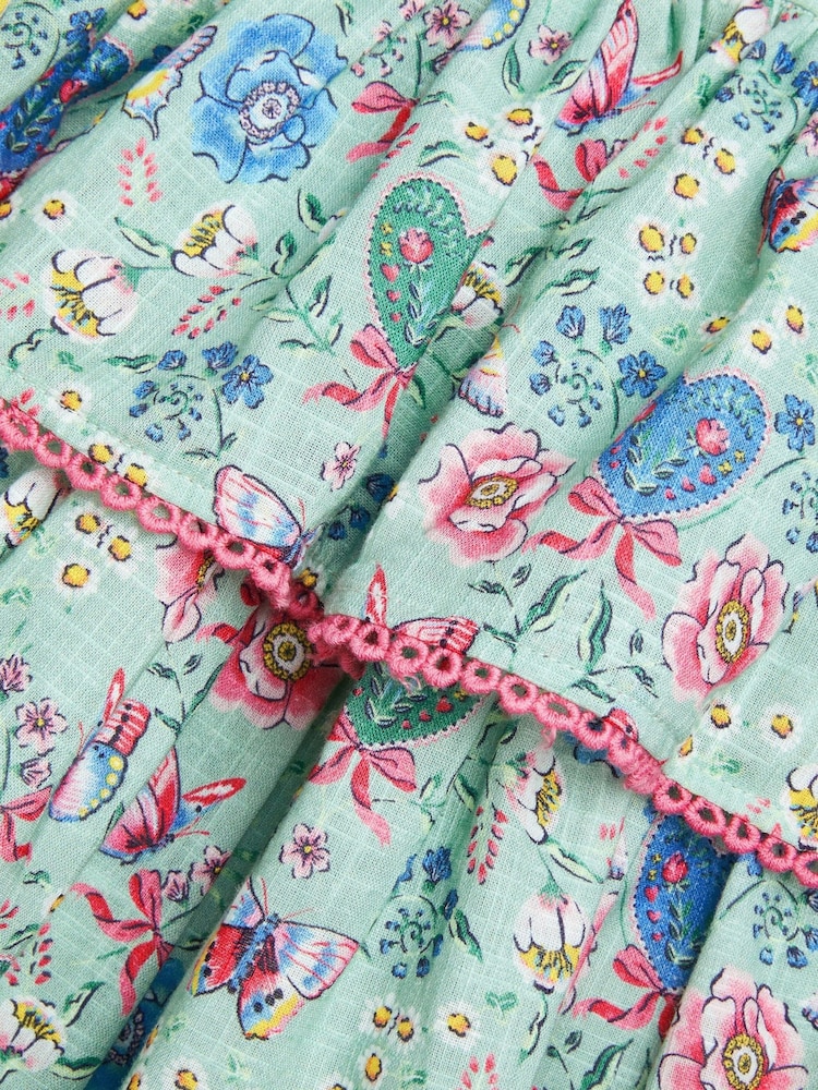 Monsoon Baby All-Over Butterfly Print 100% Cotton Dress - Bild 3 von 3 Monsoon Baby All-Over Butterfly Print 100% Cotton Dress - Bild 3 von 3