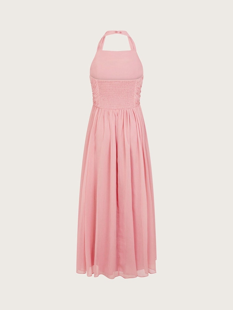Monsoon Pink Ayo Halter Prom Maxi Dress - Image 2 of 3