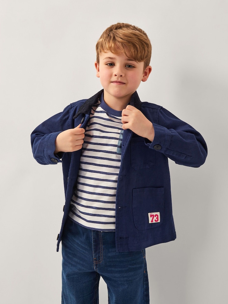 Monsoon Blue Collar Cord Jacket - Image 1 of 4