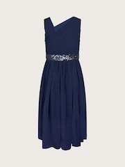 Monsoon Blue Abigail One-Shoulder Prom Dress - Image 2 of 3