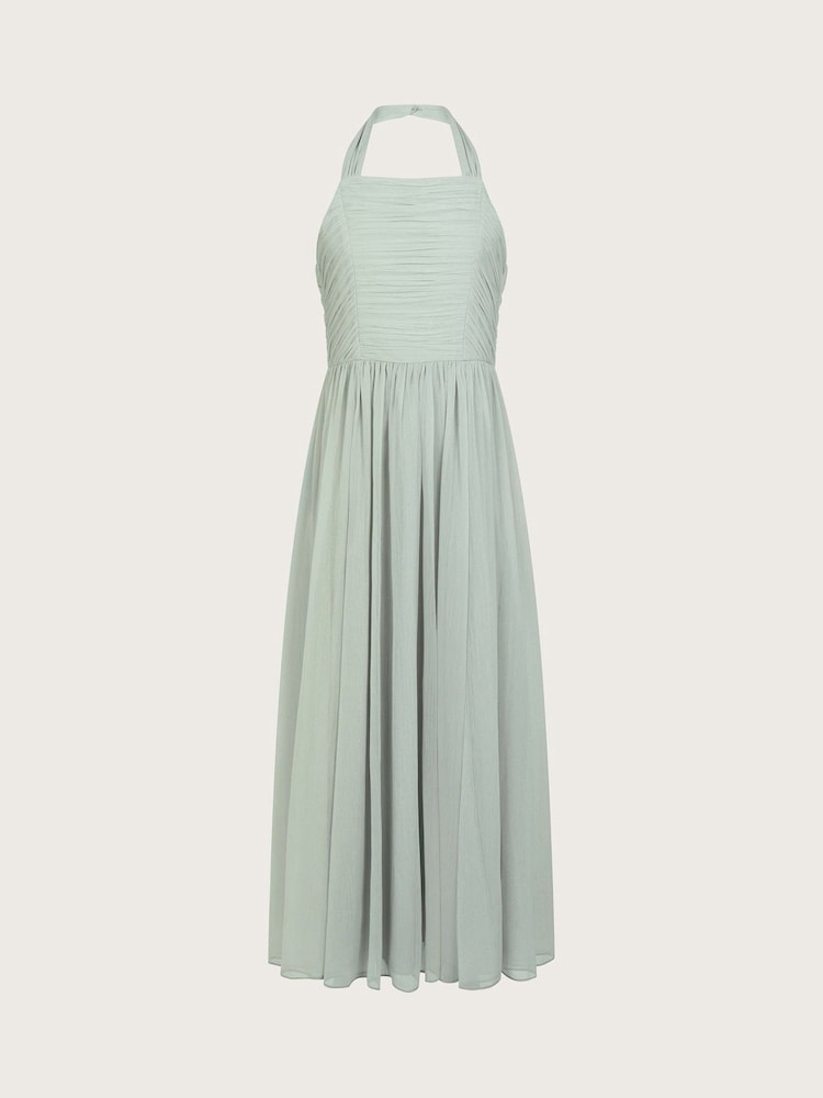 Monsoon Green Ayo Halter Prom Maxi Dress - Image 1 of 1