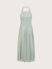 Monsoon Green Ayo Halter Prom Maxi Dress - Image 2 of 3