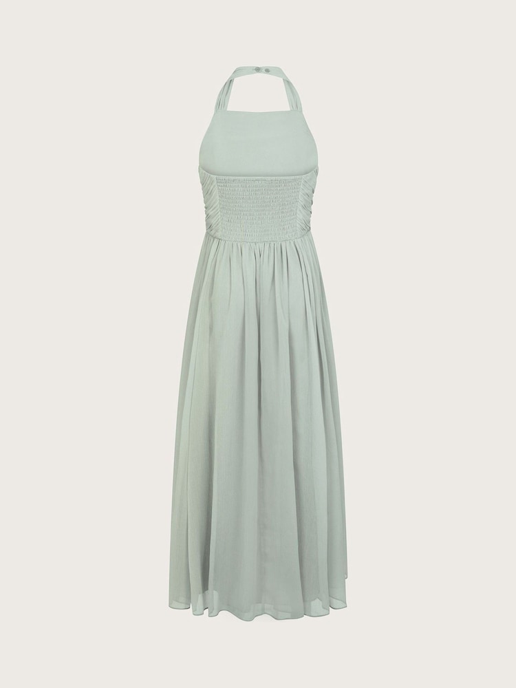 Monsoon Green Ayo Halter Prom Maxi Dress - Image 2 of 3