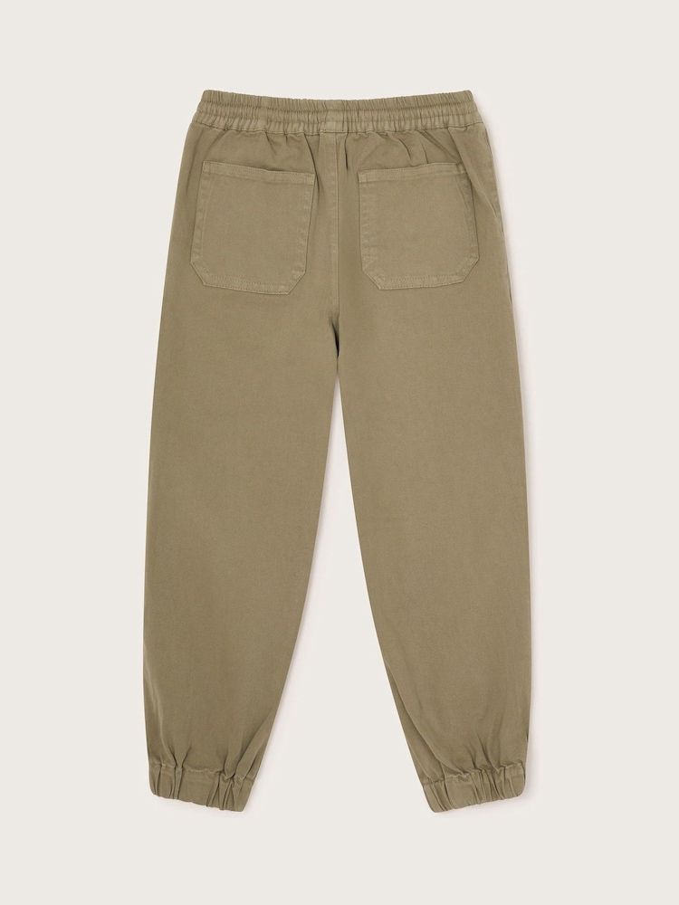 Monsoon Natural Pull On Cuffed Trousers - Image 2 of 3