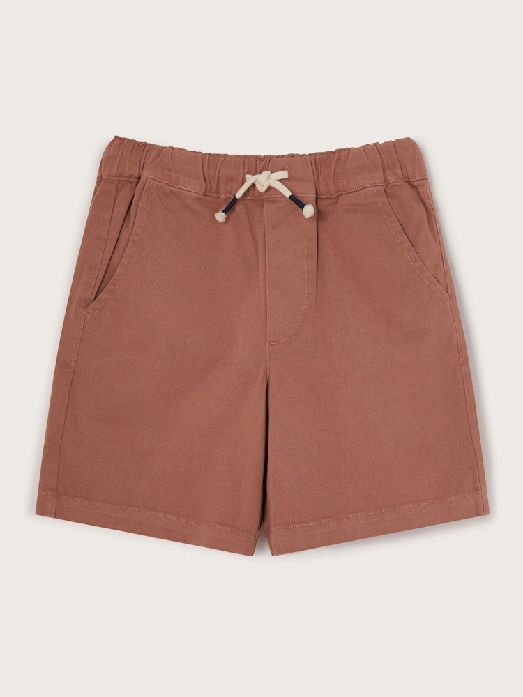 Monsoon Red Drawstring Pull-On Shorts - Image 2 of 4 Monsoon Red Drawstring Pull-On Shorts - Image 2 of 4