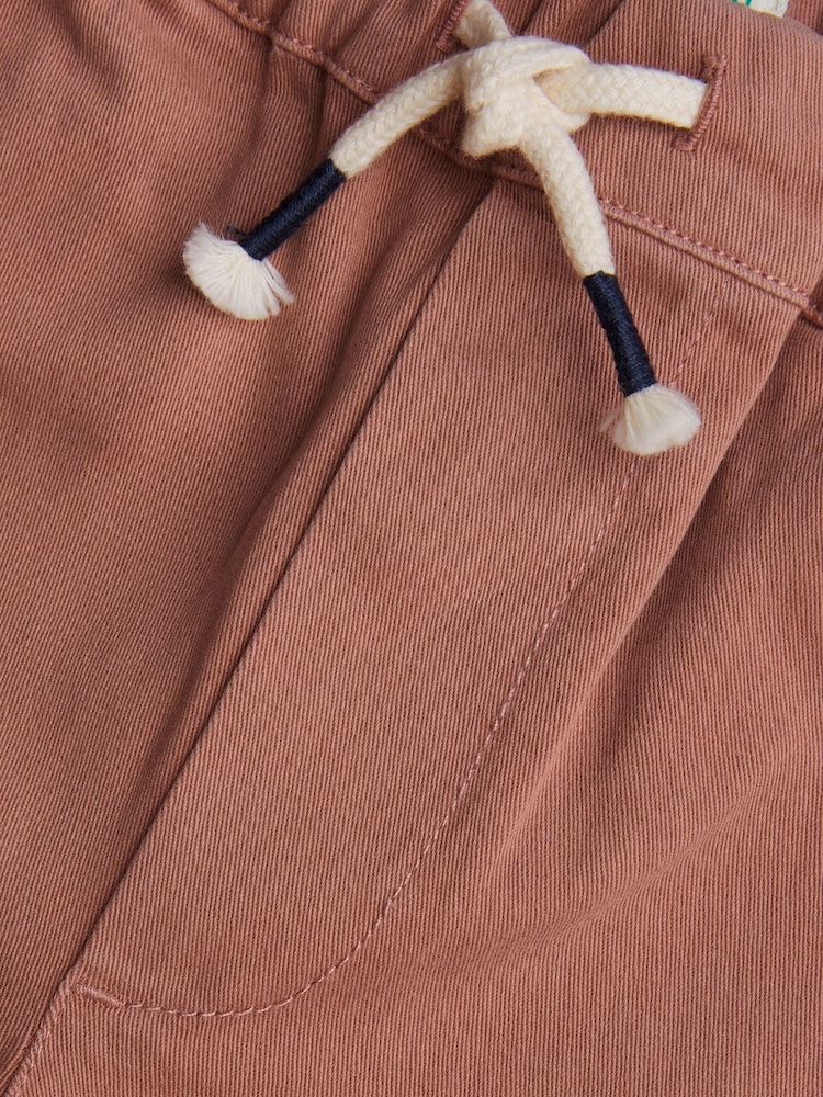 Monsoon Red Drawstring Pull-On Shorts - Image 4 of 4
