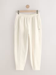 self. Ecru Barrel Leg Joggers - Image 6 of 8