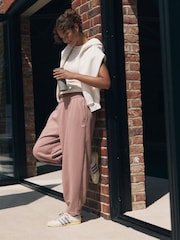 self. Pink Barrel Leg Joggers - Image 4 of 9