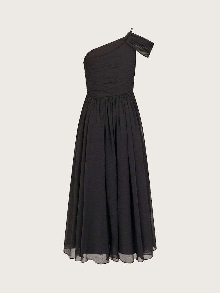 Schwarz - Monsoon Texas Ballkleid mit One-Shoulder-Träger - Bild 2 von 3 Schwarz - Monsoon Texas Ballkleid mit One-Shoulder-Träger - Bild 2 von 3