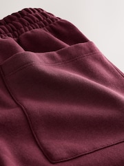 Berry Red Cuffed Joggers - Image 7 of 9