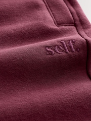 Berry Red Cuffed Joggers - Image 9 of 9