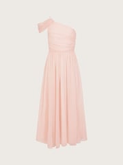 Monsoon Pink Texas One Shoulder Prom Dress - Image 1 of 3