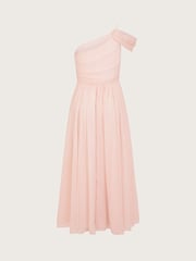 Monsoon Pink Texas One Shoulder Prom Dress - Image 2 of 3