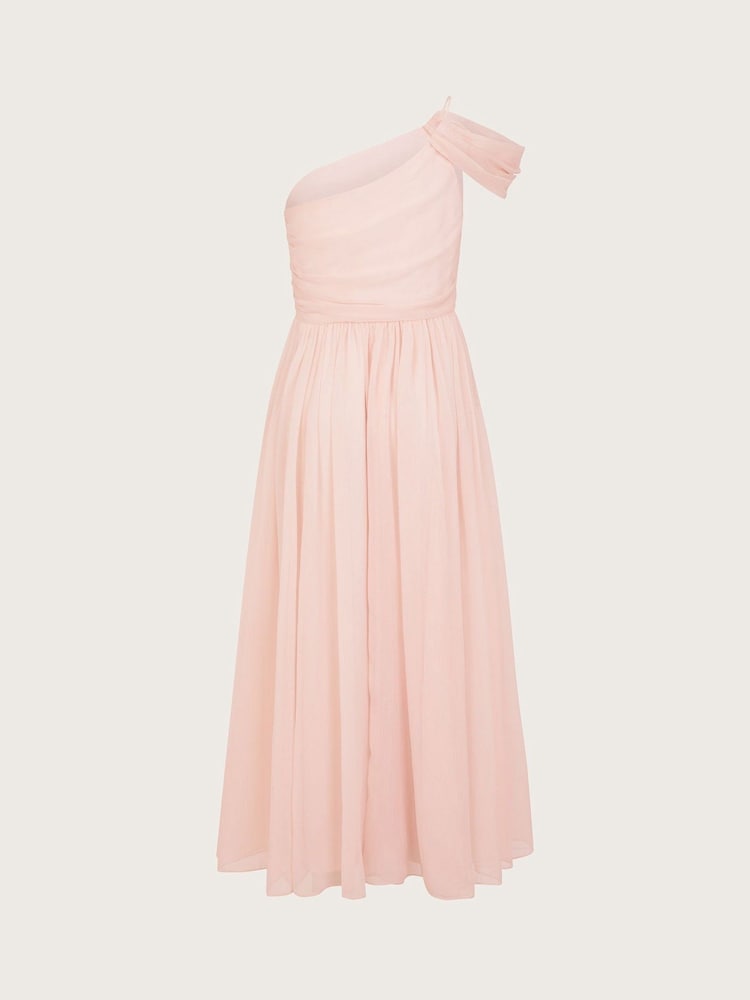 Monsoon Pink Texas One Shoulder Prom Dress - Image 2 of 3