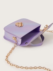 Monsoon Purple Mini Rainbow Satchel Bag - Image 4 of 4