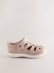 Mocha Brown Standard Fit (F) First Walker Fisherman Shoes - Image 2 of 5