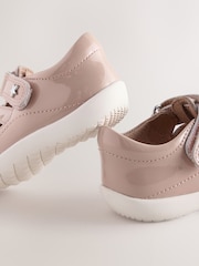Mocha Brown Standard Fit (F) First Walker Fisherman Shoes - Image 3 of 5