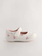 Neutral Wide Fit (G) First Walker Mary Jane Shoes - Image 2 of 5