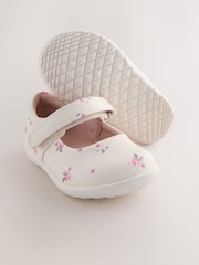 Neutral Wide Fit (G) First Walker Mary Jane Shoes - Image 3 of 5