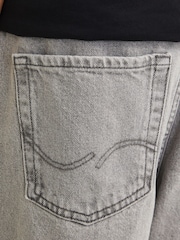 JACK & JONES Junior Grey Alex Baggy Fit Jeans - Image 6 of 7