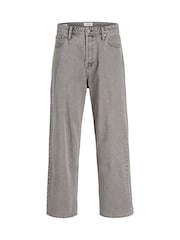 JACK & JONES Junior Grey Alex Baggy Fit Jeans - Image 7 of 7