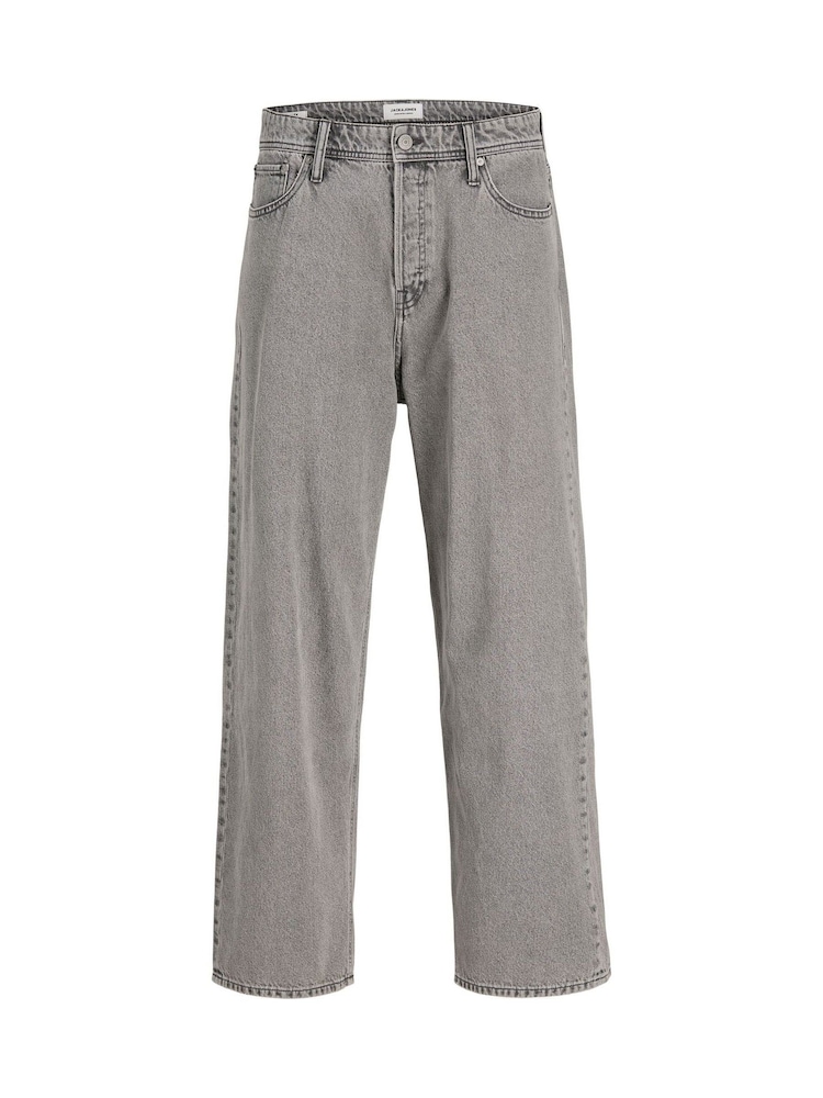 JACK & JONES Junior Grey Alex Baggy Fit Jeans - Image 7 of 7