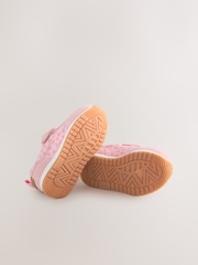Pink/Red Standard Fit (F) First Walker Trainers - Image 5 of 5
