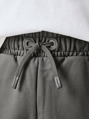 smALLSAINTS Charcoal Grey Underground Sweat Shorts - Image 4 of 10