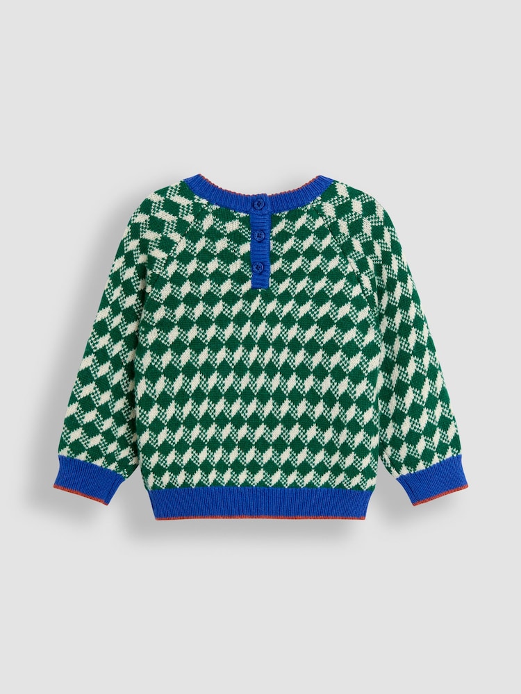 JoJo Maman Bébé Green Appliqué Jumper - Image 2 of 3