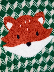 JoJo Maman Bébé Green Appliqué Jumper - Image 3 of 3