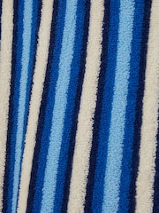 Reiss Blue Multi Pico 9-13 yrs Stripe Hooded Towel Cape - Image 4 of 4