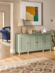 Nina Campbell Light Green Willis Large Sideboard - Image 1 of 9
