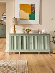 Nina Campbell Light Green Willis Large Sideboard - Image 2 of 9