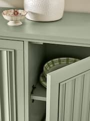 Nina Campbell Light Green Willis Large Sideboard - Image 3 of 9