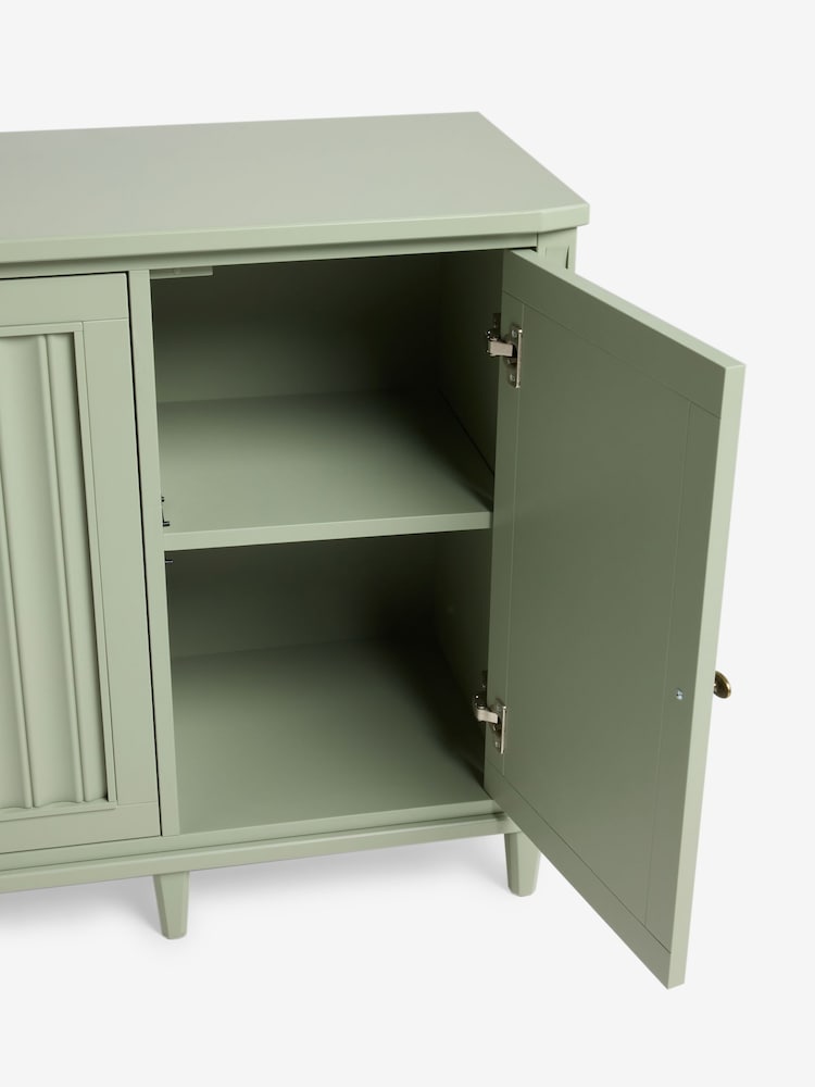 Nina Campbell Light Green Willis Large Sideboard - Image 9 of 9