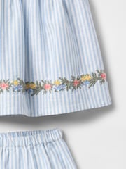 Gap Blue Ruffle Bubble Short Set (Newborn-24mths) - Image 3 of 3