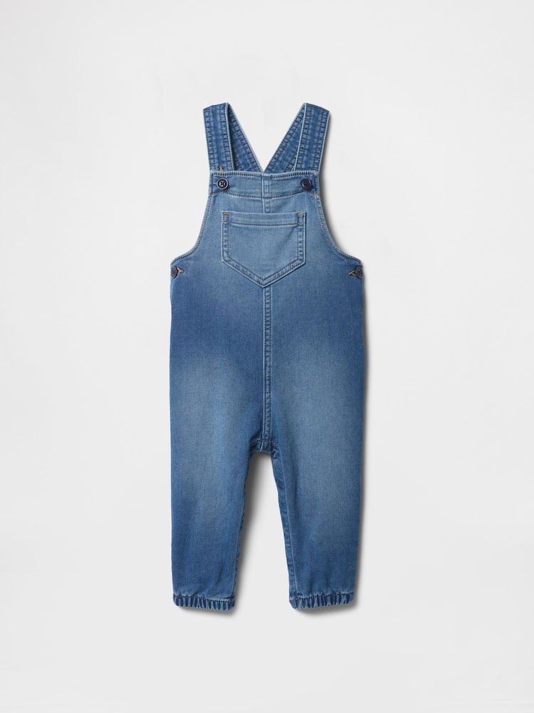 Gap Blue Denim Dungarees (Newborn-24mths) - Image 1 of 3