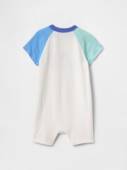 Gap White Logo Romper (Newborn-24mths) - Image 2 of 2