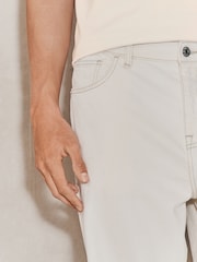 Ecru White EDIT Barrel Fit Jeans - Image 4 of 5