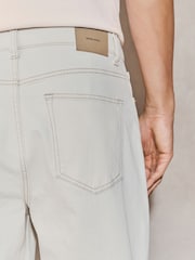 Ecru White EDIT Barrel Fit Jeans - Image 5 of 5