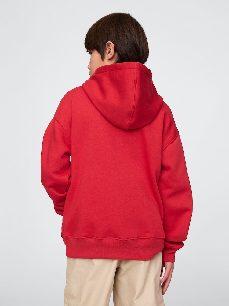 Gap Red Pullover Vintage Logo Hoodie (4-13yrs) - Image 2 of 5
