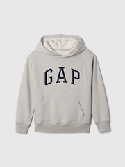 Gap Grey Pullover Vintage Logo Hoodie (4-13yrs) - Image 1 of 1