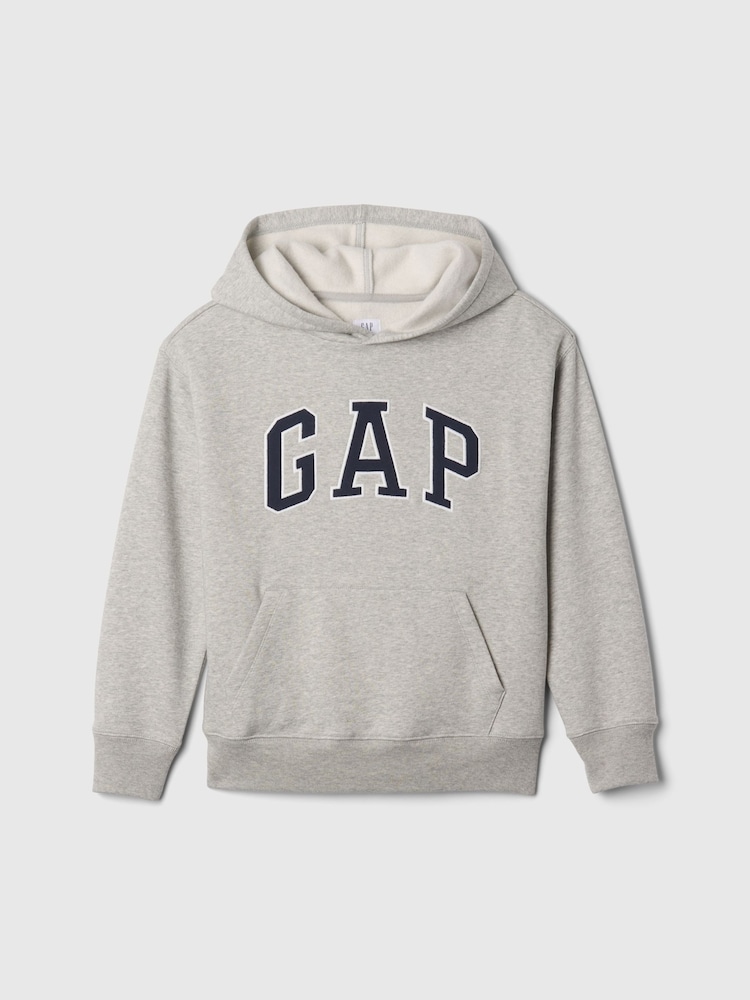 Gap Grey Pullover Vintage Logo Hoodie (4-13yrs) - Image 1 of 1