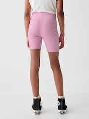 Gap Pink Rib Biker Shorts (4-13yrs) - Image 2 of 5
